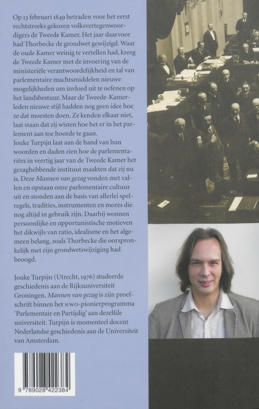 Achterkant van Mannen van gezag