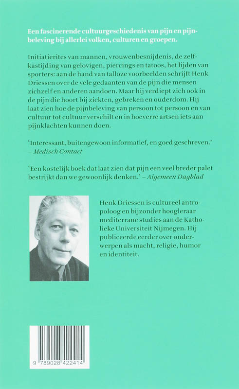 Achterkant van Pijn en cultuur