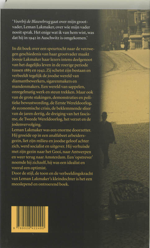 Achterkant van Voorbij de Blauwbrug