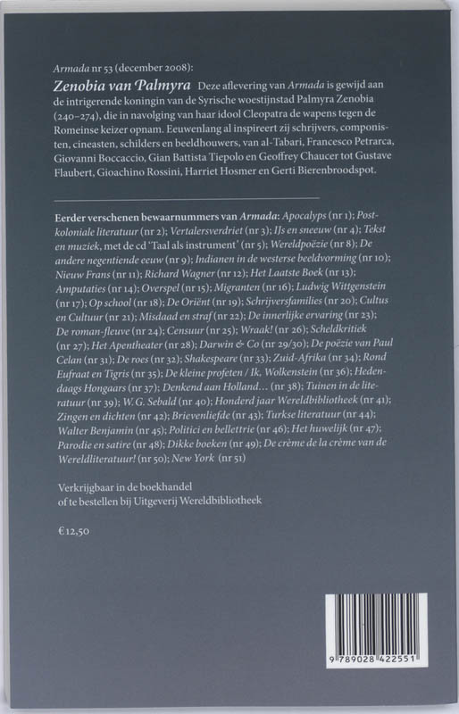 Achterkant van Bloed en rozen