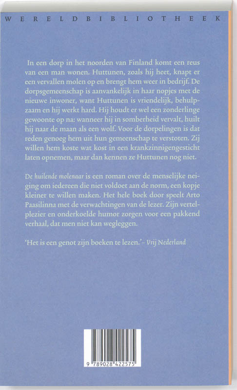 Achterkant van De huilende molenaar