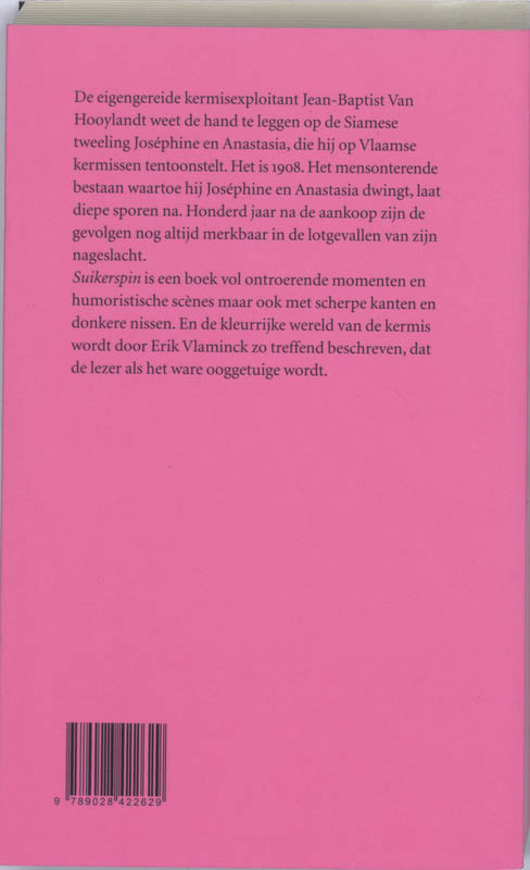 Achterkant van Suikerspin