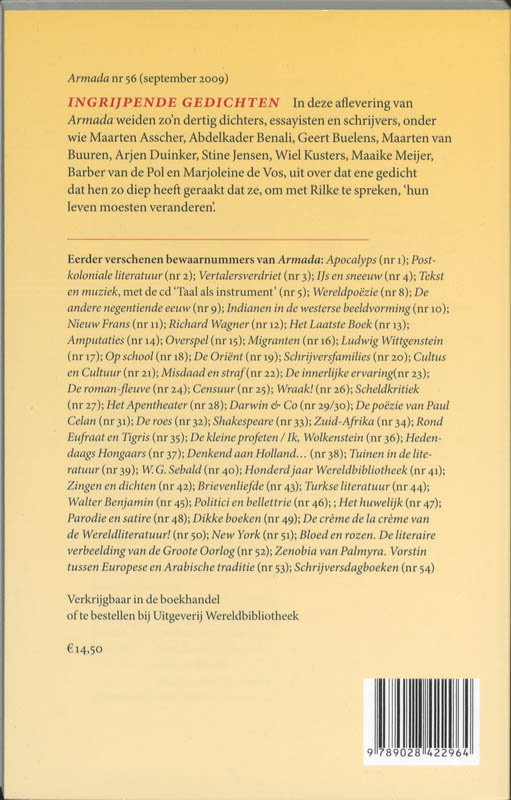Achterkant van Schrijvers te voet