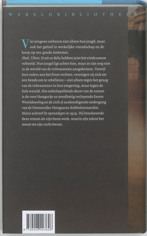 Achterkant van De opstandigen