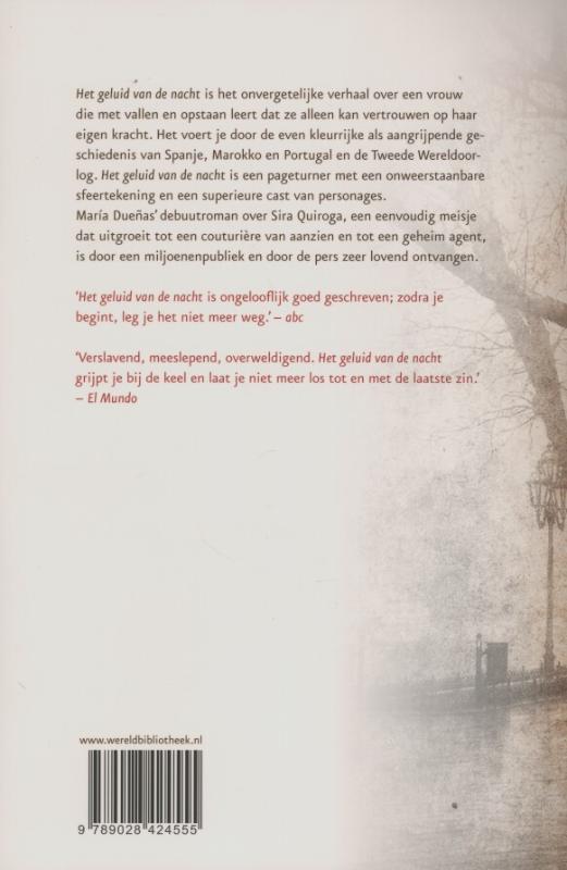 Achterkant van Het geluid van de nacht