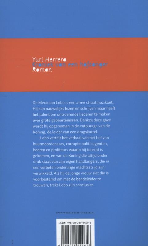 Achterkant van Kroniek van een hofzanger