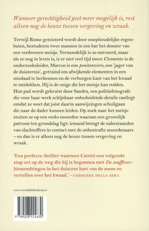 Achterkant van Het tribunaal van de ziel