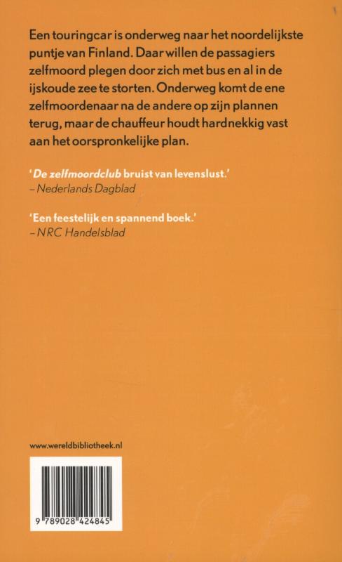 Achterkant van De zelfmoordclub