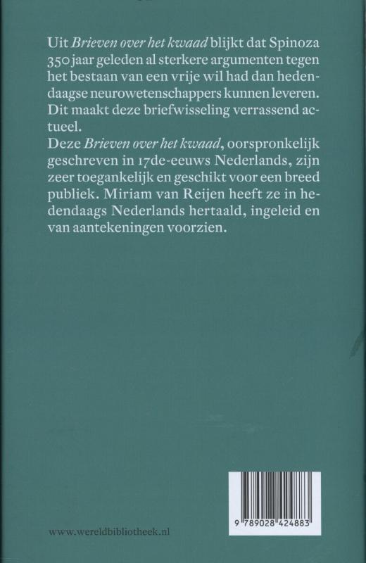 Achterkant van Brieven over het kwaad