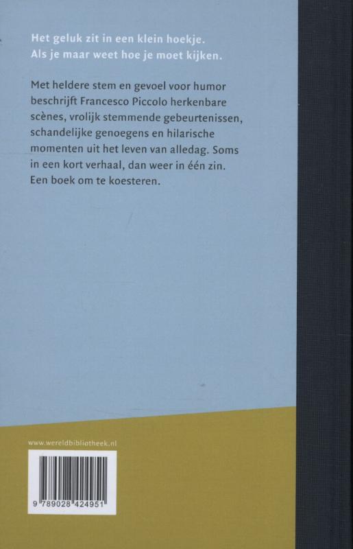 Achterkant van Momenten van onverwacht geluk