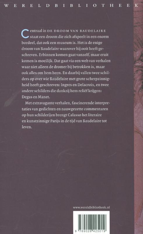 Achterkant van De droom van Baudelaire