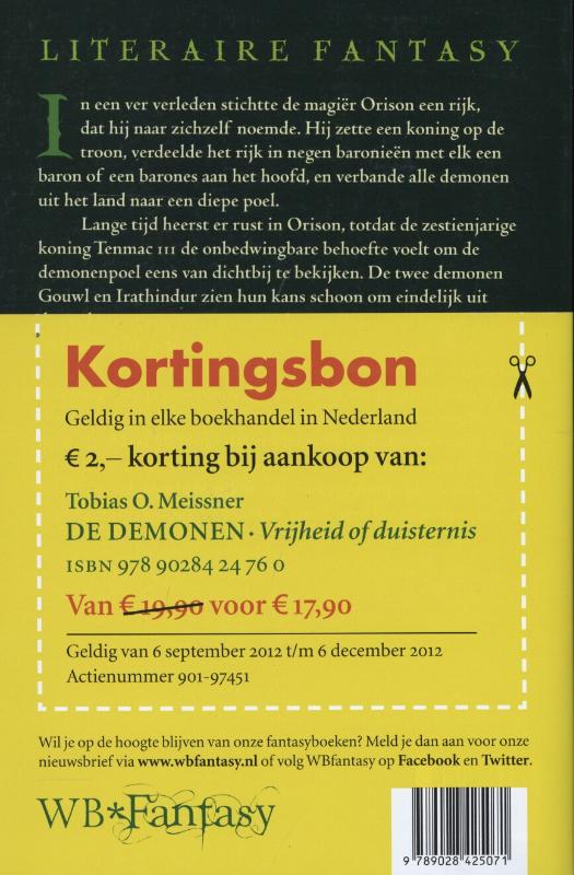 Achterkant van De demonen