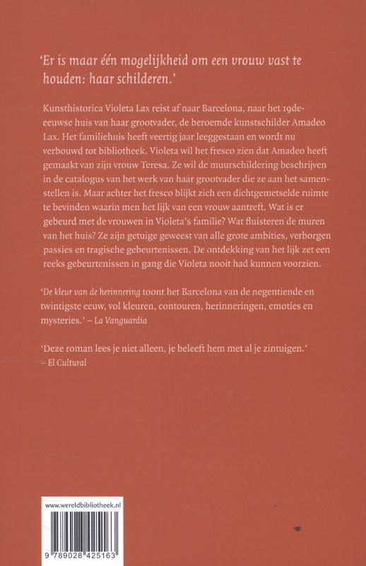 Achterkant van De kleur van de herinnering