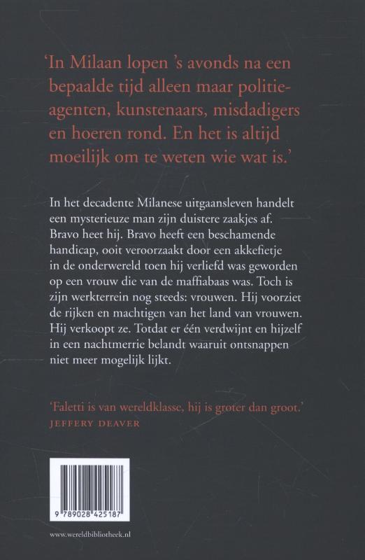 Achterkant van De vrouwenverkoper
