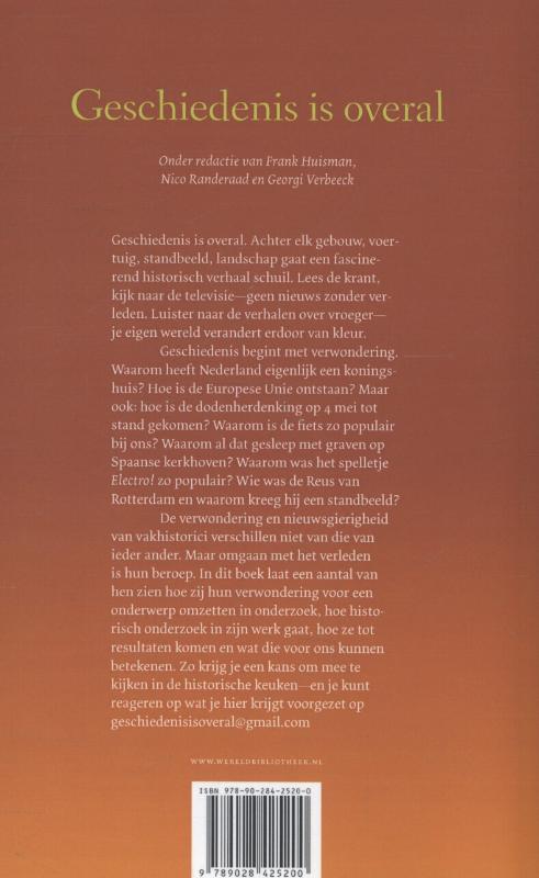 Achterkant van Geschiedenis is overal