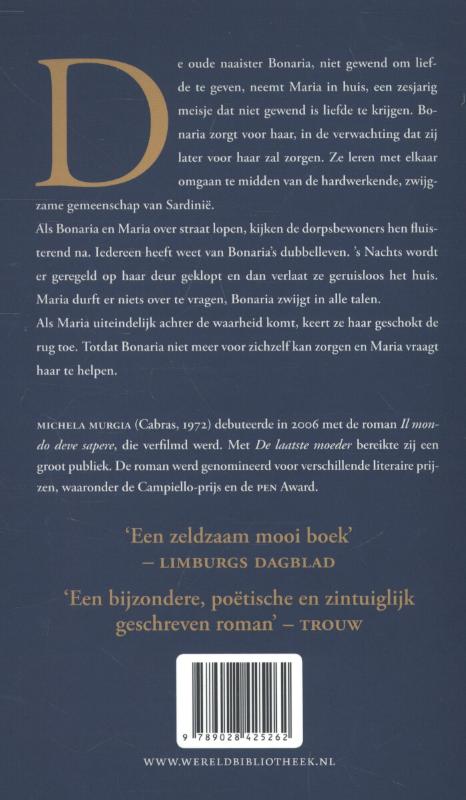 Achterkant van De laatste moeder