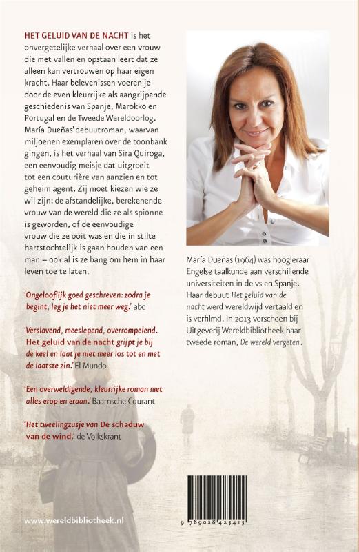 Achterkant van Het geluid van de nacht