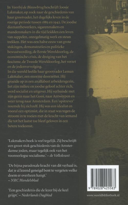 Achterkant van Voorbij de Blauwbrug