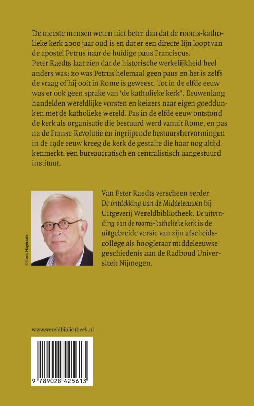 Achterkant van De uitvinding van de rooms-katholieke kerk