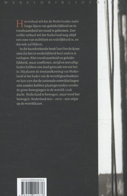 Achterkant van Ons stipje op de waereldkaart