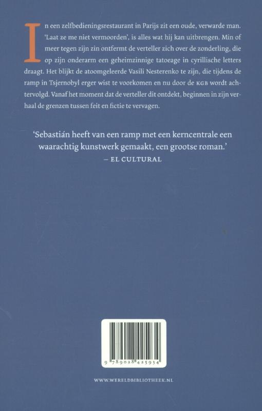 Achterkant van De fietser van Tsjernobyl