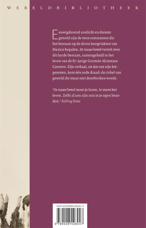 Achterkant van De rauwe hemel