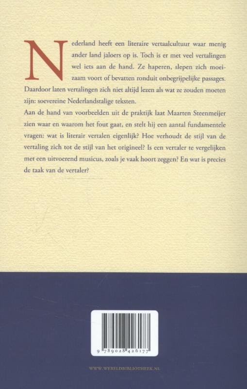 Achterkant van Schrijven als een ander