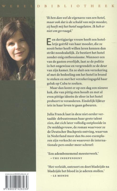 Achterkant van De nieuwe kok