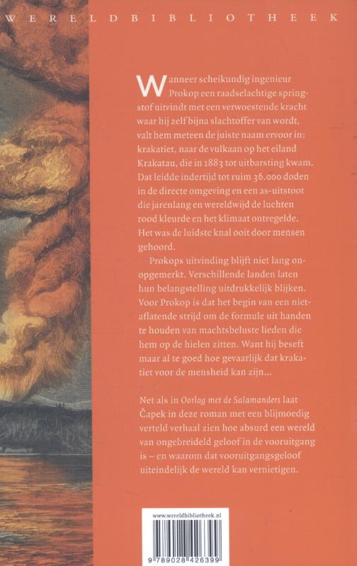 Achterkant van Krakatiet