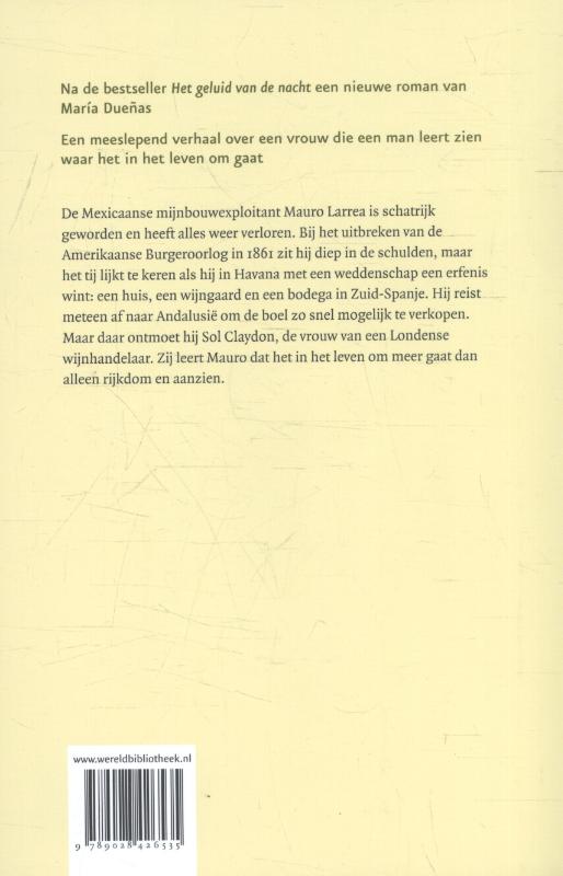 Achterkant van Het geluk van een wijngaard