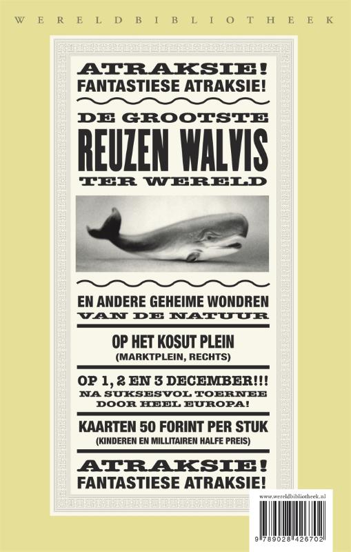 Achterkant van De melancholie van het verzet
