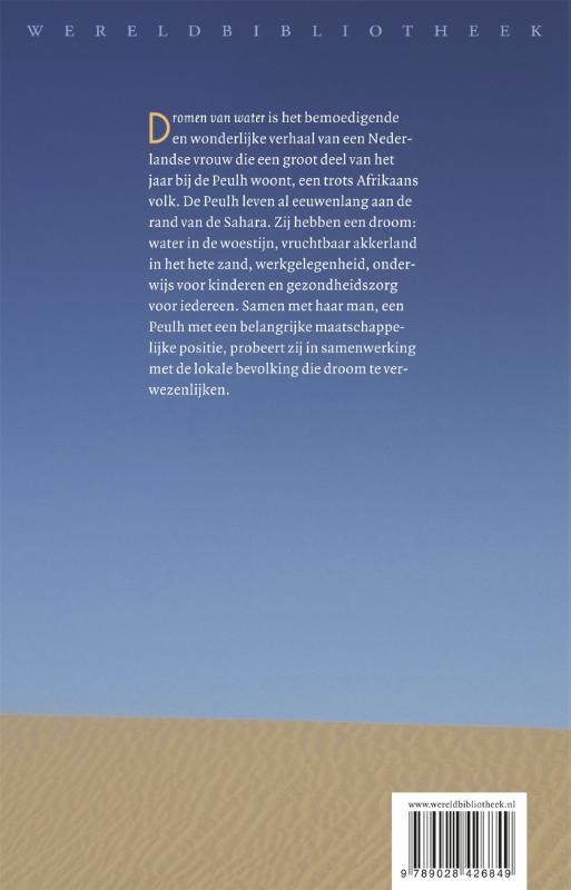 Achterkant van Dromen van water