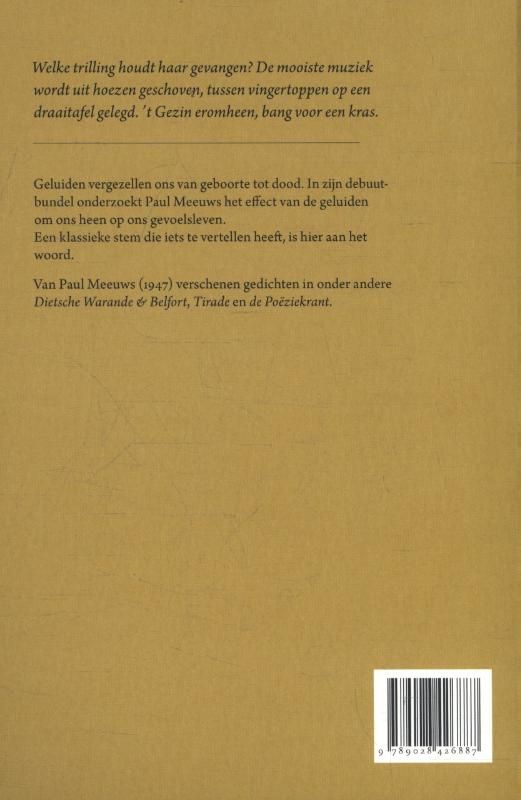 Achterkant van De geluiden