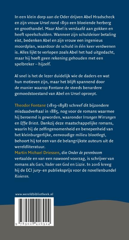 Achterkant van Onder de perenboom