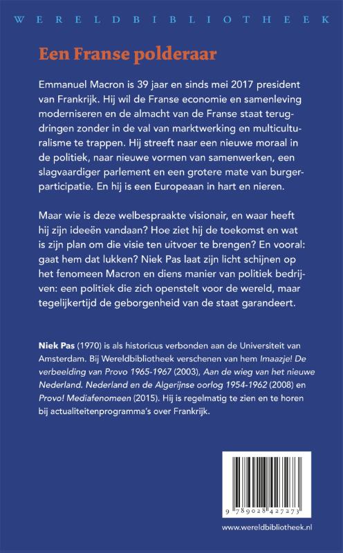 Achterkant van Macron en de nieuwe Franse revolutie