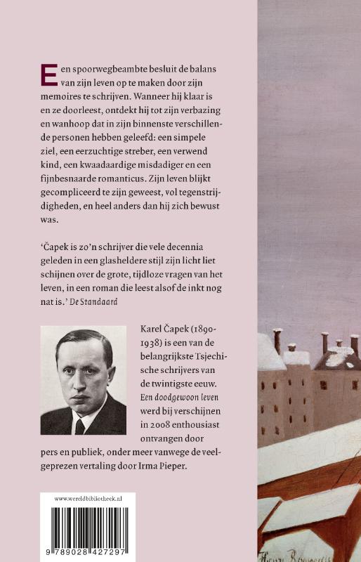 Achterkant van Een doodgewoon leven