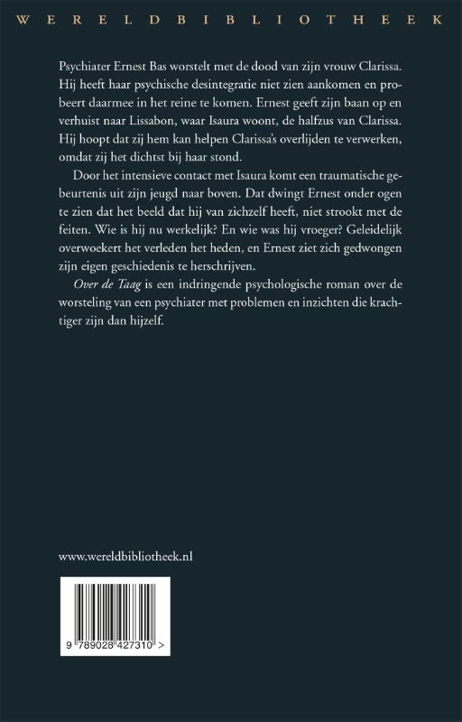 Achterkant van Over de Taag
