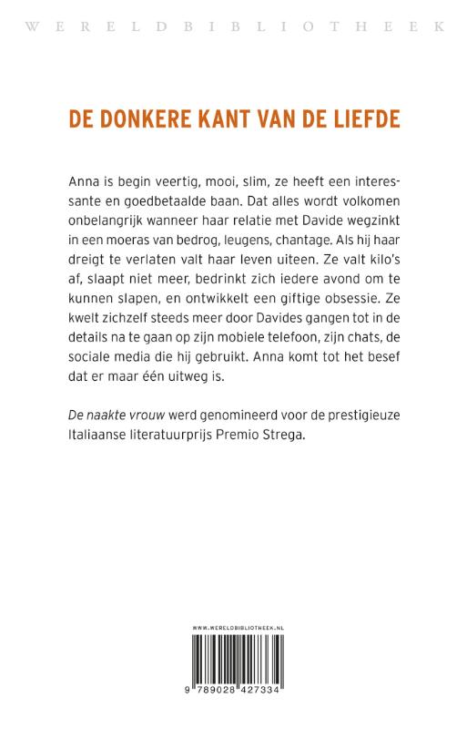 Achterkant van De naakte vrouw