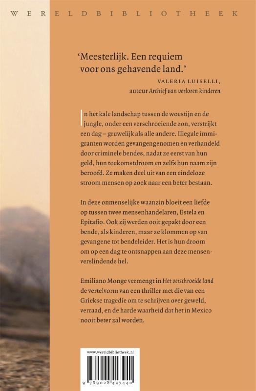 Achterkant van Het verschroeide land