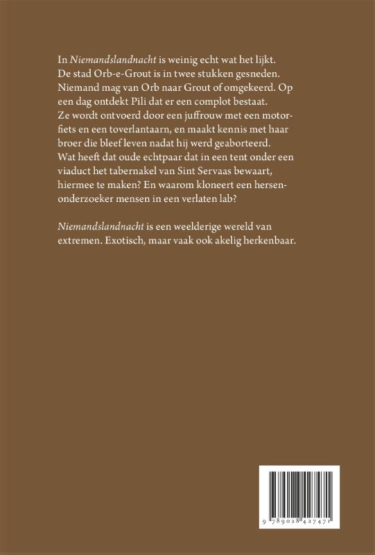 Achterkant van Niemandslandnacht