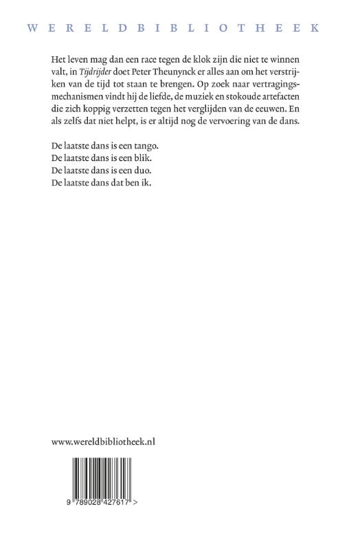Achterkant van Tijdrijder