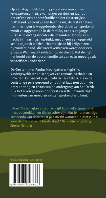 Achterkant van De dag dat mijn grootvader een held was