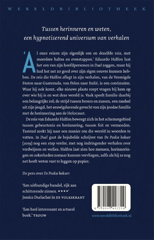 Achterkant van Duel