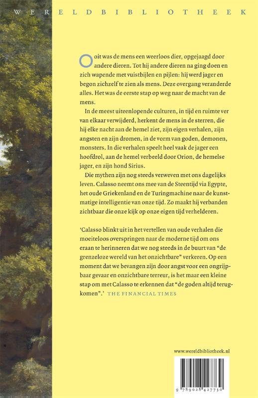 Achterkant van De hemelse jager