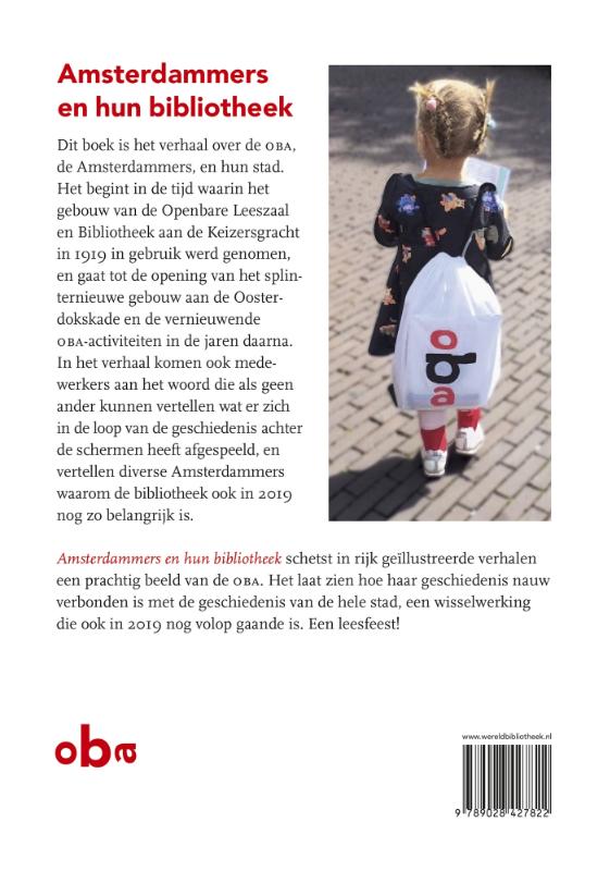 Achterkant van Amsterdammers en hun bibliotheek