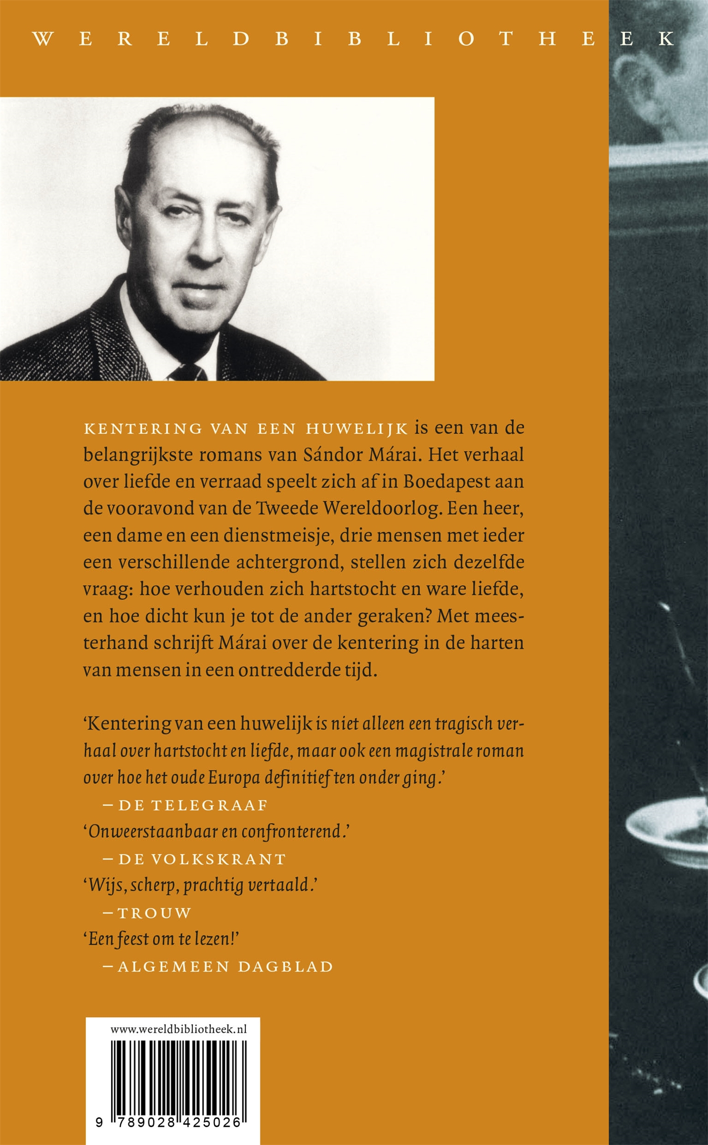 Achterkant van Kentering van een huwelijk