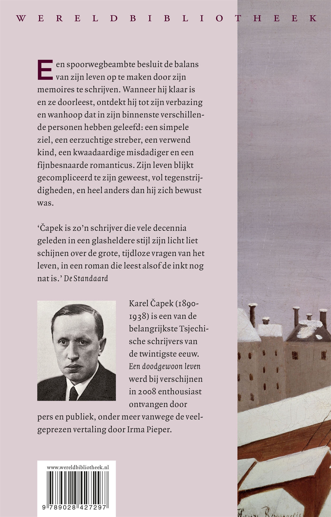 Achterkant van Een doodgewoon leven