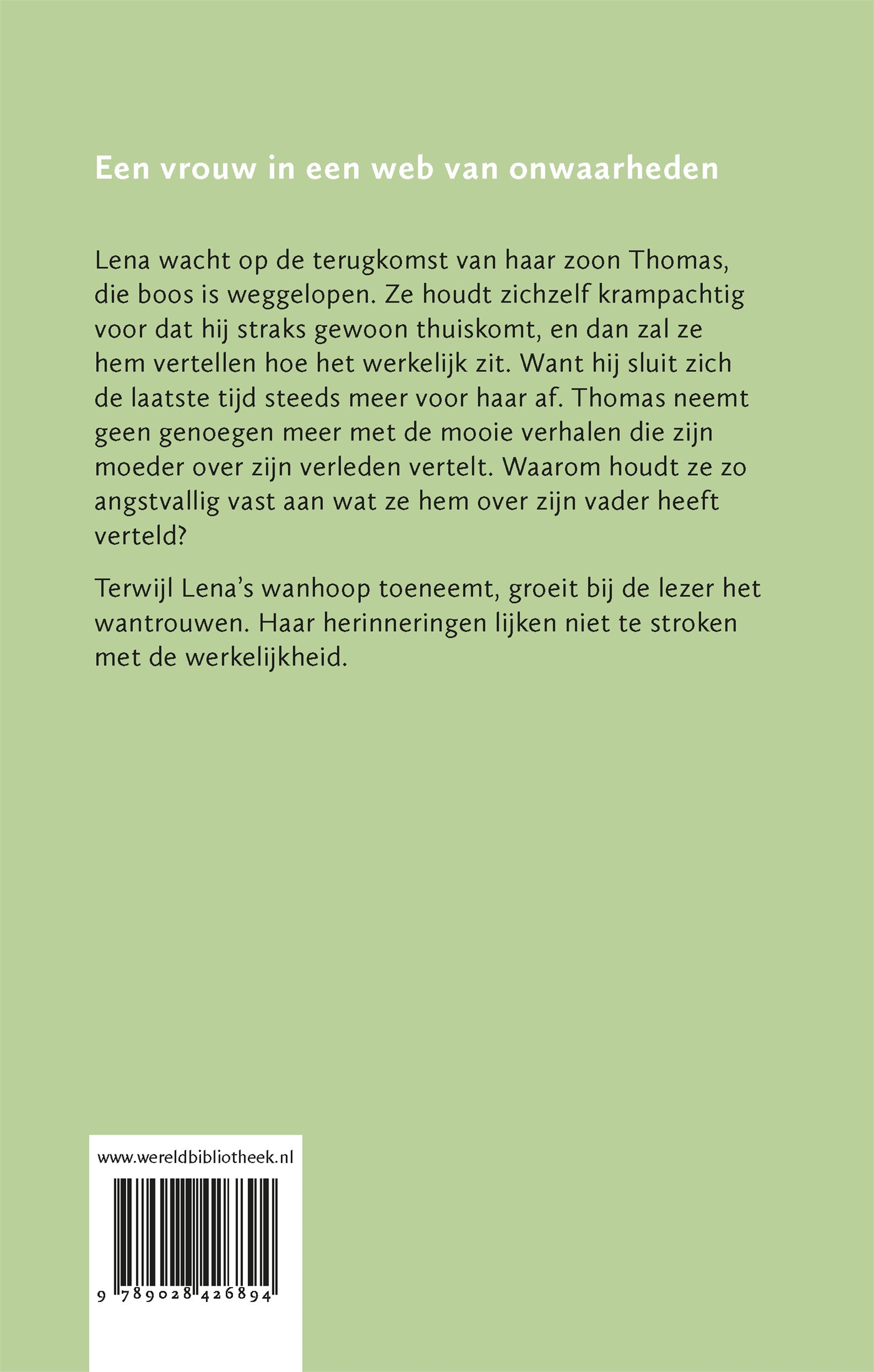 Achterkant van Het behouden kind