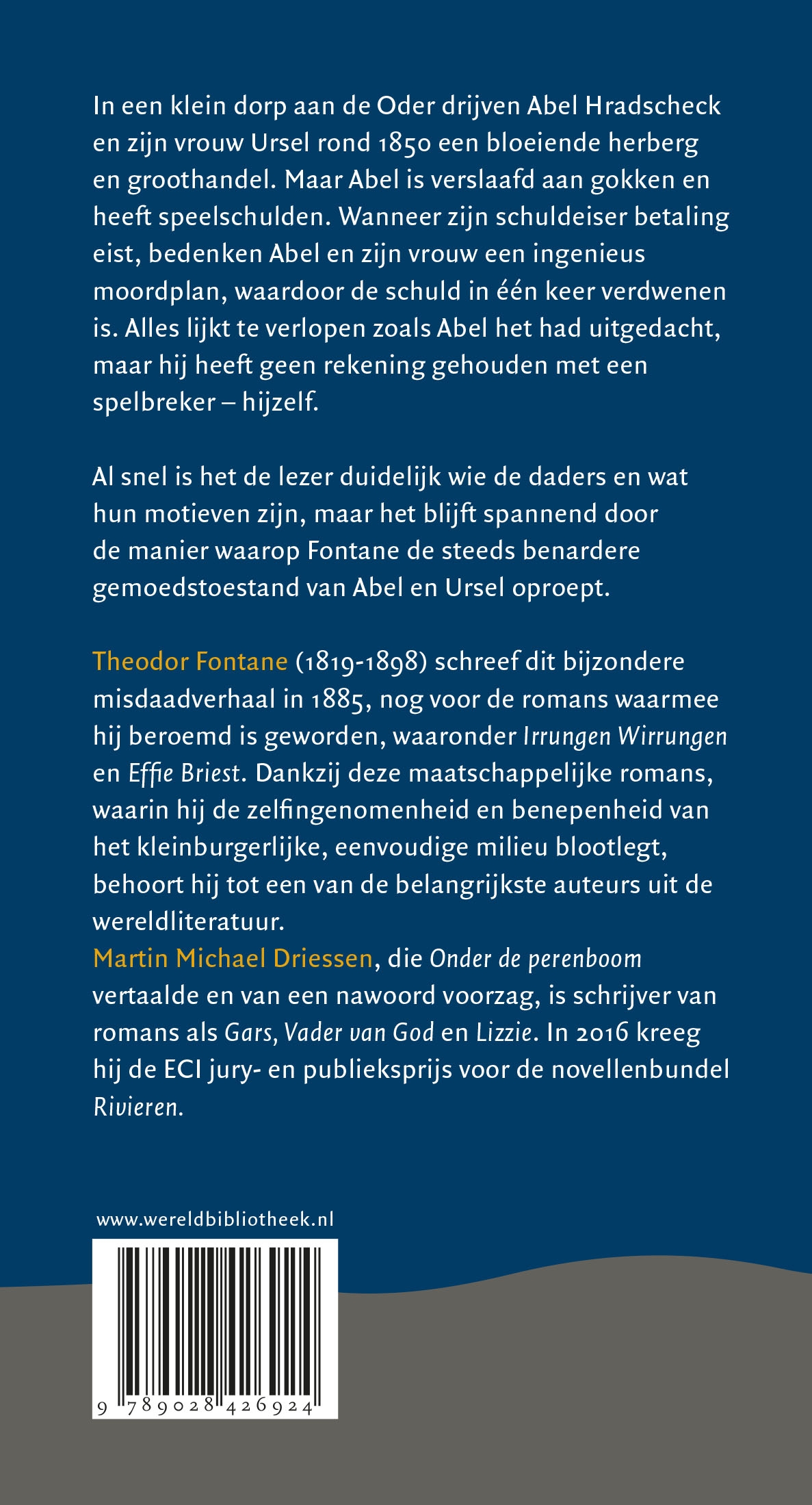 Achterkant van Onder de perenboom