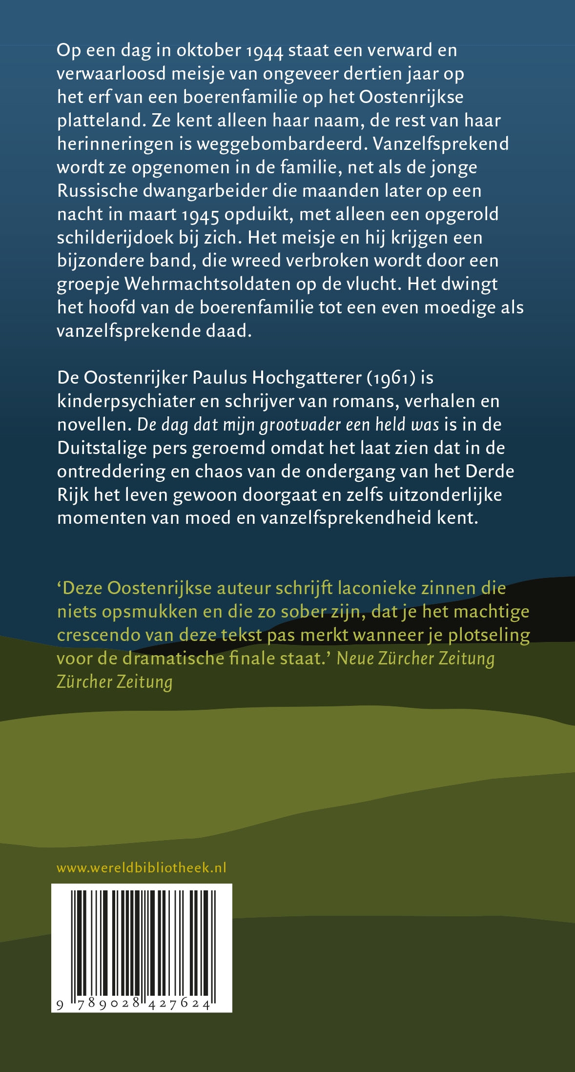 Achterkant van De dag dat mijn grootvader een held was